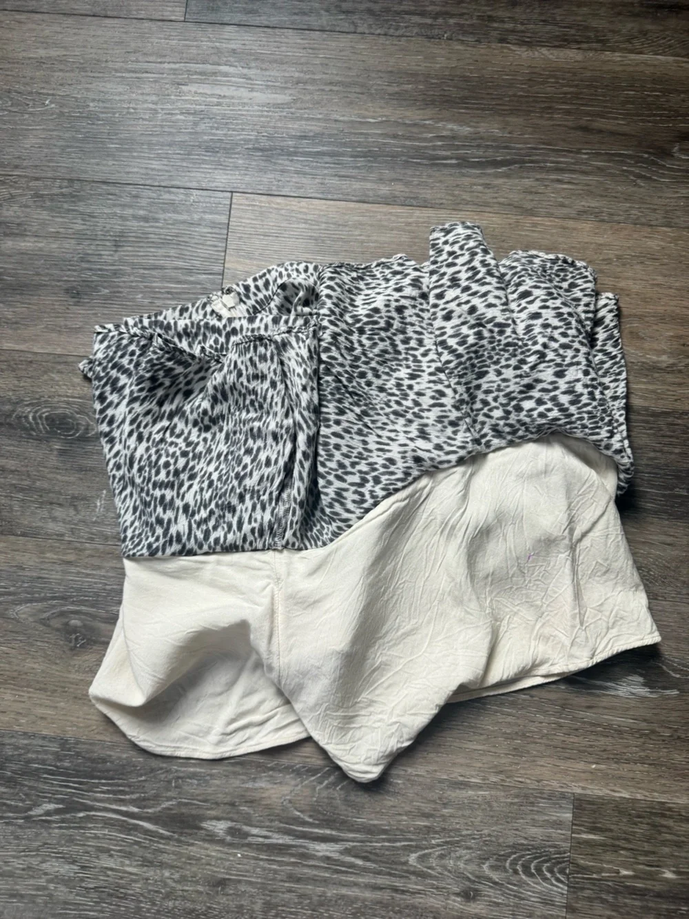 All Saints Frida Leopard Skirt In Sand Brown Size 6